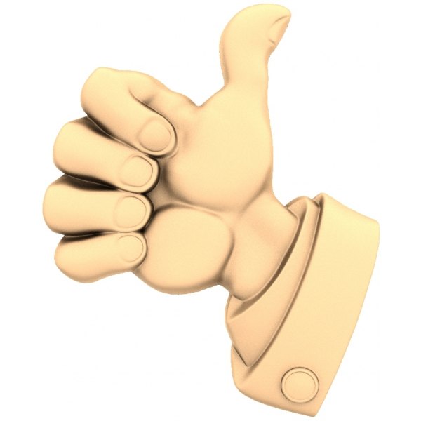 Thumbs Up 3D Relief Model - CNC & 3D Printing Design Thumbs Up 3D Relief Model - CNC & 3D Printing Design