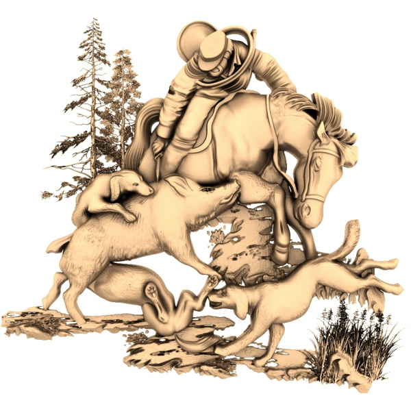 Hunter's Valor 3D STL model pro CNC Hunter's Valor 3D STL model pro CNC