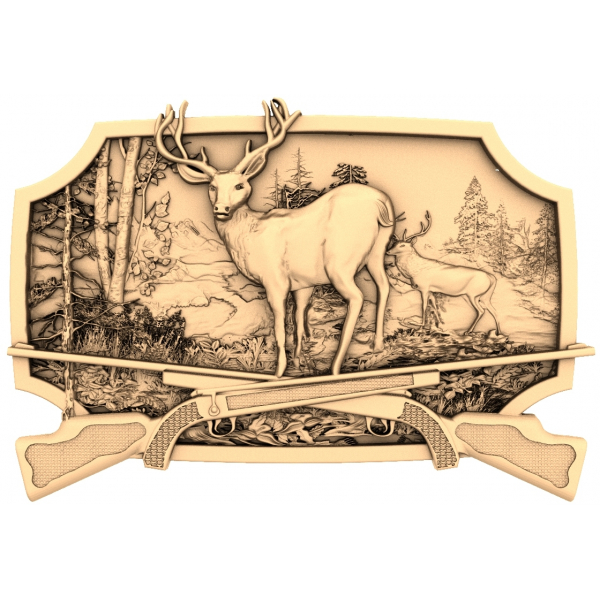 Woodland Majesty 3D STL Modell für CNC Woodland Majesty 3D STL Modell für CNC