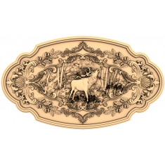 Majestic Forest Stag Relief