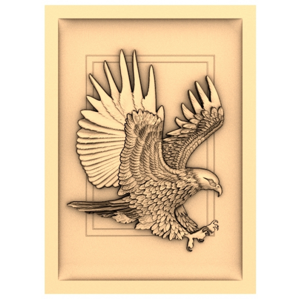 Majestic Flight - 3D Eagle STL Model Majestic Flight - 3D Eagle STL Model