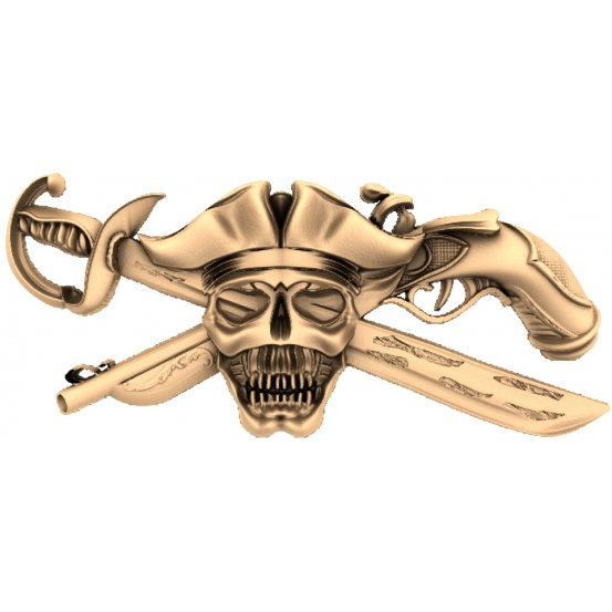 Emblem piratske lobanje