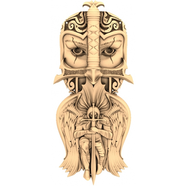Guardian of Valor 3D STL model pro CNC a 3D tisk