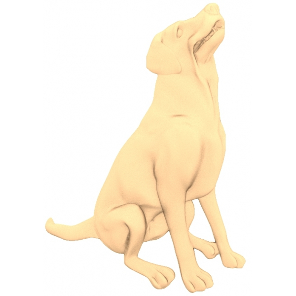 Faithful Retriever 3D STL Model for CNC and 3D Printing
