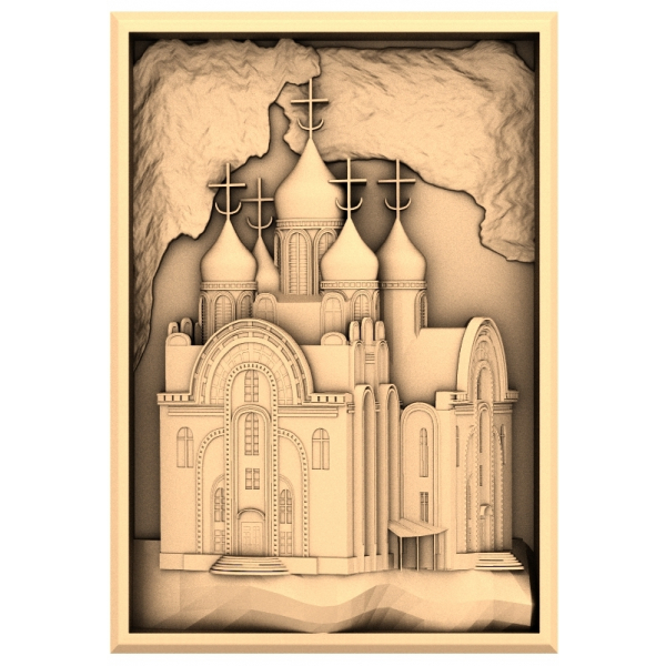 Architectural Grandeur 3D STL Model for CNC Architectural Grandeur 3D STL Model for CNC
