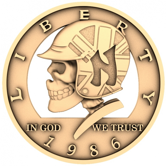 Liberty Skull Coin