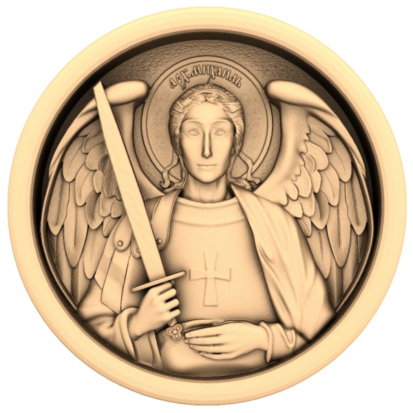 Guardian of Light - Archangel Michael โมเดล 3D STL สำหรับ CNC Guardian of Light - Archangel Michael โมเดล 3D STL สำหรับ CNC