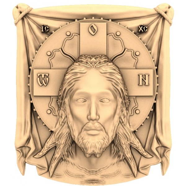 Christ the Savior Relief - 3D STL Model for CNC Christ the Savior Relief - 3D STL Model for CNC