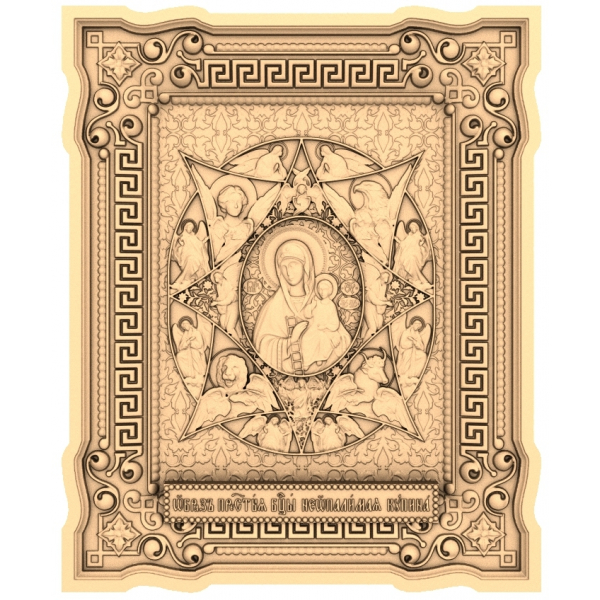 3D Model of The Mother of God of the Sign 3D Model of The Mother of God of the Sign