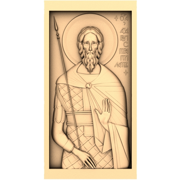 Saint George Icon Relief 3D-model Saint George Icon Relief 3D-model