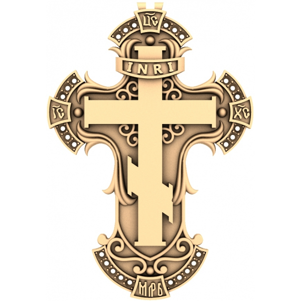 3D STL líkan Orthodox Cross of Protection