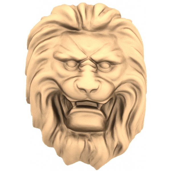 Majestic Lion Head 3D Relief for CNC Routers