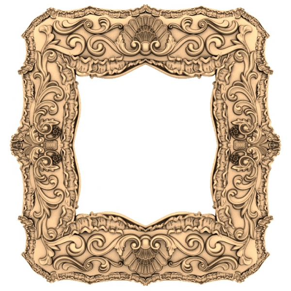باروک ظرافت قاب 3D STL مدل باروک ظرافت قاب 3D STL مدل