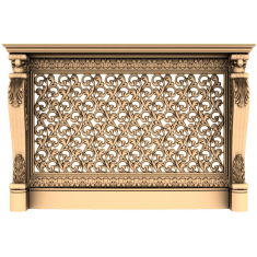 Rococo Elegance Panel