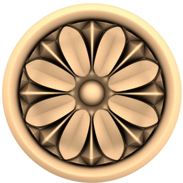 Elysian Blossom 3D STL Modell für CNC-Fräser