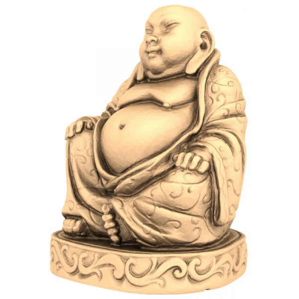 Joyful Buddha 3D STL Model for CNC and 3D Printing Joyful Buddha 3D STL Model for CNC and 3D Printing