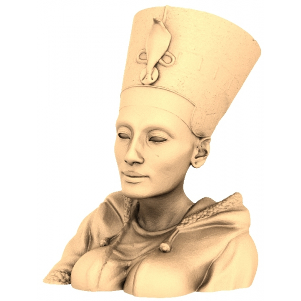 Nefertiti - 3D model bohyně krásy Nefertiti - 3D model bohyně krásy