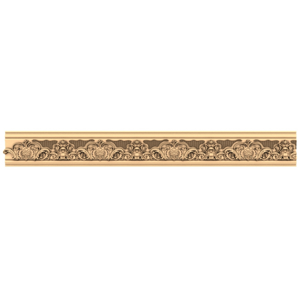 Baroque Elegance 3D STL Model for CNC and 3D Printing