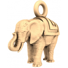 Ornament de elefant majestuos