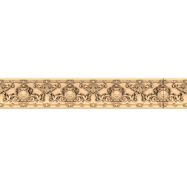 Majestic Lion Decorative Panel STL Model Majestic Lion Decorative Panel STL Model