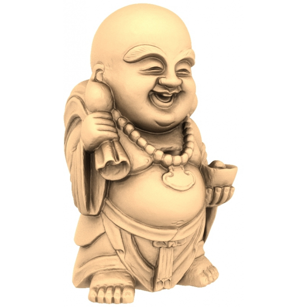 Modello STL 3D Hotei gioioso per CNC Modello STL 3D Hotei gioioso per CNC