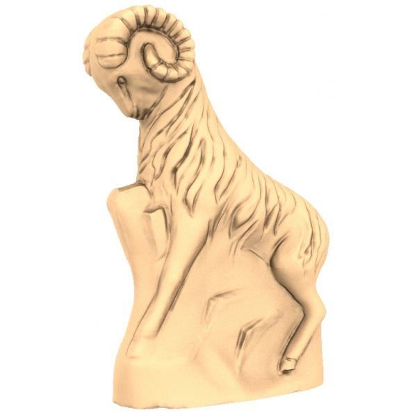 Majestic Mountain Ram 3D STL דגם להדפסת CNC ותלת מימד