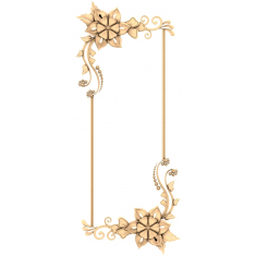 Elegant Floral Frame
