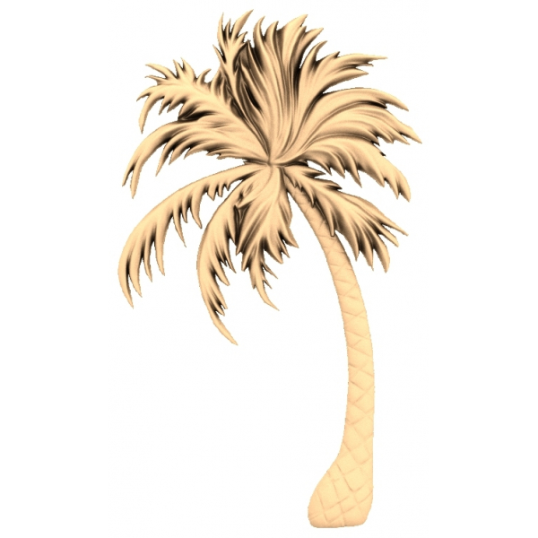 Elegancia tropical - Modelo STL 3D para CNC