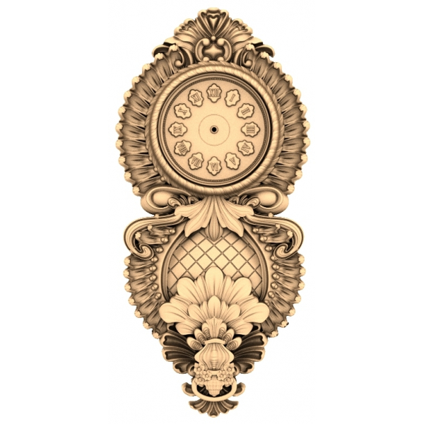Ornate Clock Face 3D STL Model for CNC Ornate Clock Face 3D STL Model for CNC