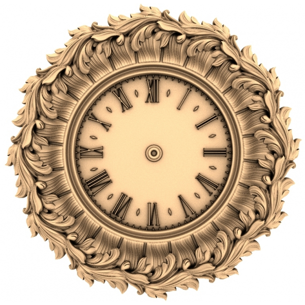 Timeless Elegance - 3D Clock Model for CNC
