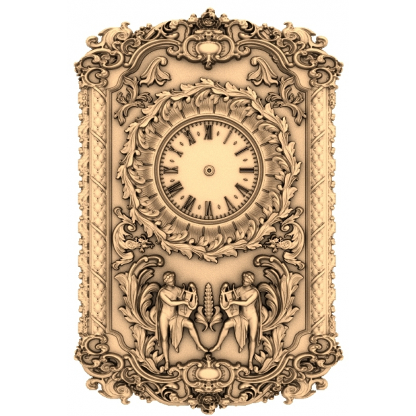 Zegar ścienny barokowy Elegancja 3D Model STL Zegar ścienny barokowy Elegancja 3D Model STL