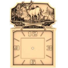 Forest Majesty Clock