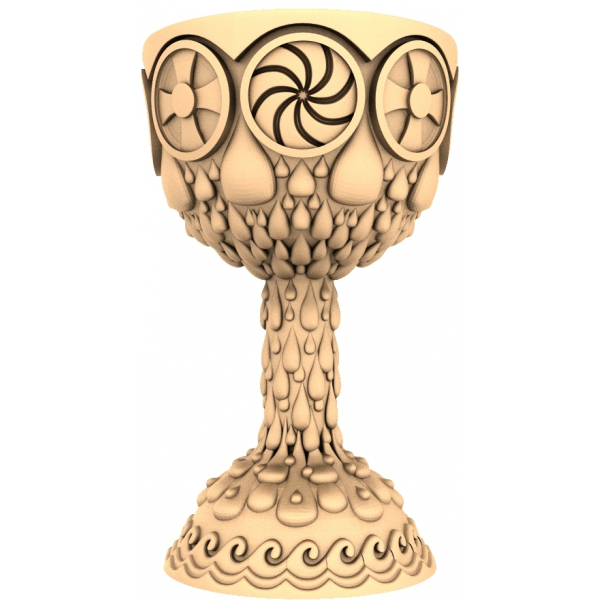 منحصر به فرد Tears of the Ocean 3D STL مدل جام برای CNC منحصر به فرد Tears of the Ocean 3D STL مدل جام برای CNC