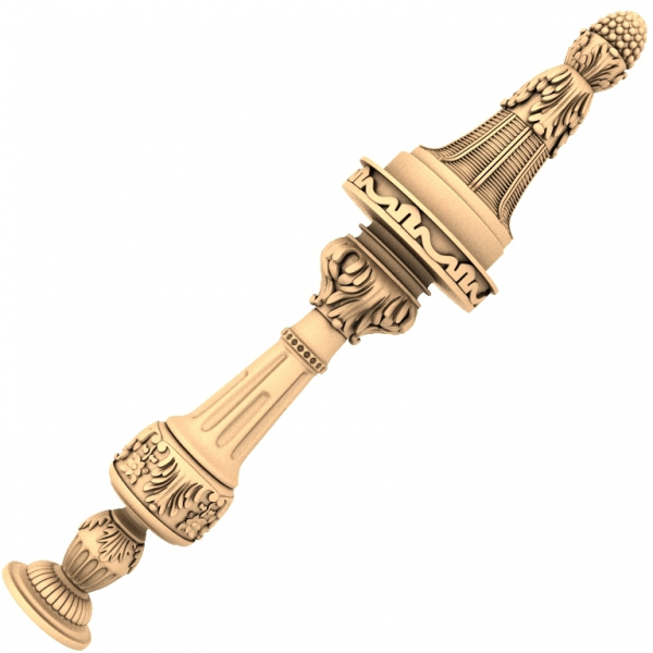 Vanguard Pinnacle Baluster - Premium STL Model for CNC Vanguard Pinnacle Baluster - Premium STL Model for CNC