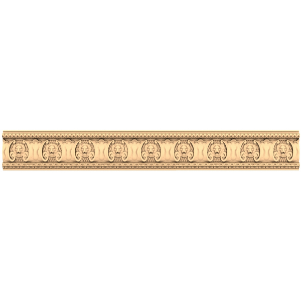 Model 3D STL Lion's Majesty Frieze dla CNC