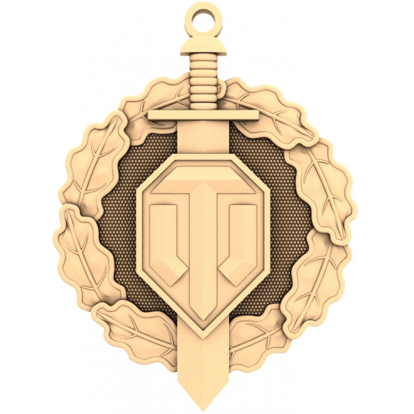 Valor Shield Emblem 3D model za CNC