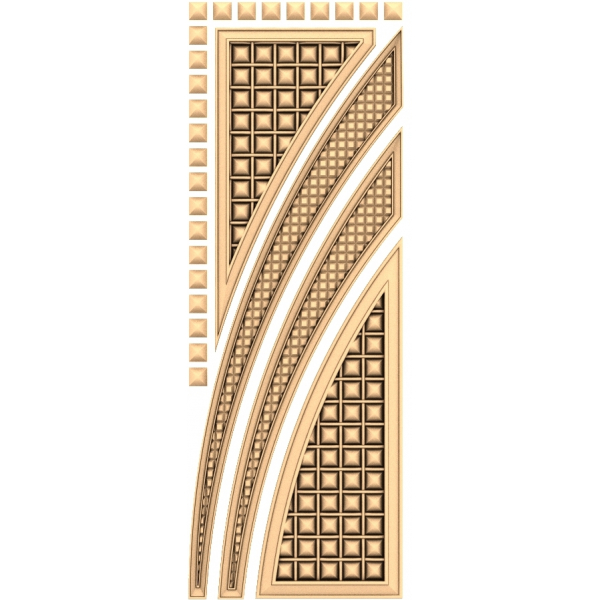 Arched Geometric Decor CNC 3D STL Model Arched Geometric Decor CNC 3D STL Model