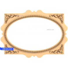Ornate Oval Frame