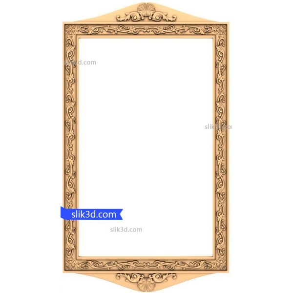 Ornate Elegance Frame 3D Model for CNC and 3D Printing Ornate Elegance Frame 3D Model for CNC and 3D Printing