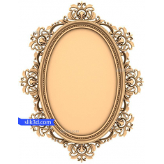 Ornate Oval Frame