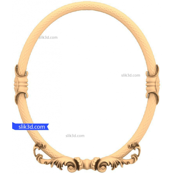 Baroque Elegance Frame 3D STL Model for CNC and 3D Printing Baroque Elegance Frame 3D STL Model for CNC and 3D Printing