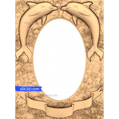 Dolphin Embrace Frame