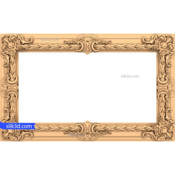Victorian Elegance 3D STL-rammemodel til CNC-router Victorian Elegance 3D STL-rammemodel til CNC-router