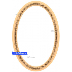 Ornate Oval Frame