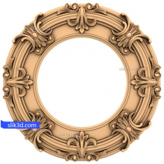 Regal Elegance Circular Frame