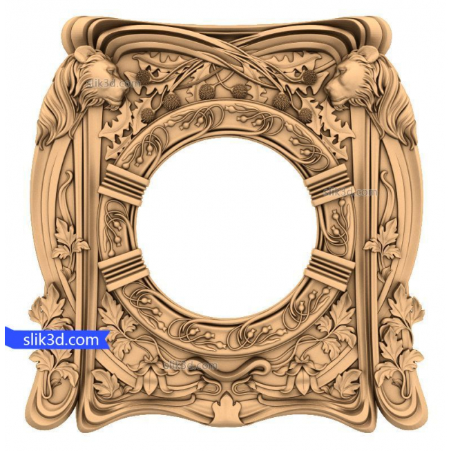 Frame "Frame #162" | STL - 3D model for CNC