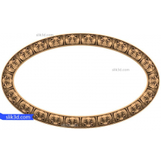 Victorian Elegance Oval Frame