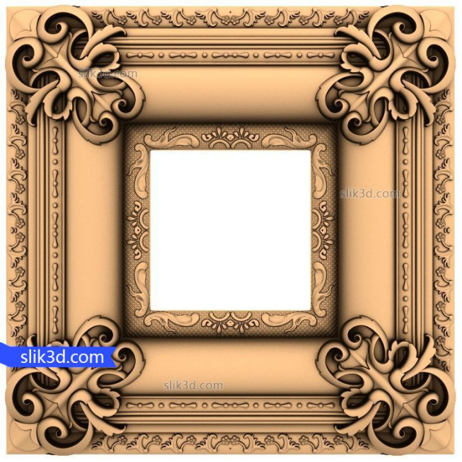 Frame "Frame #29" | STL - 3D model for CNC