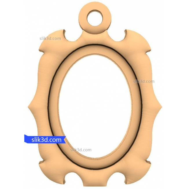 Frame "Frame #38" | STL - 3D model for CNC