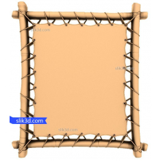 Rustic Bamboo Frame